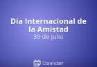 Día Internacional de la Amistad