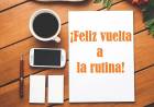 Cómo volver a la rutina sin estrés después de las vacaciones