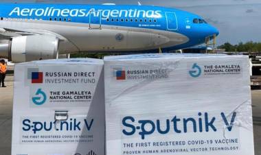 Partió un nuevo vuelo de Aerolíneas Argentinas en busca de vacunas Sputnik V